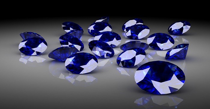 Investment in rare blue sapphires