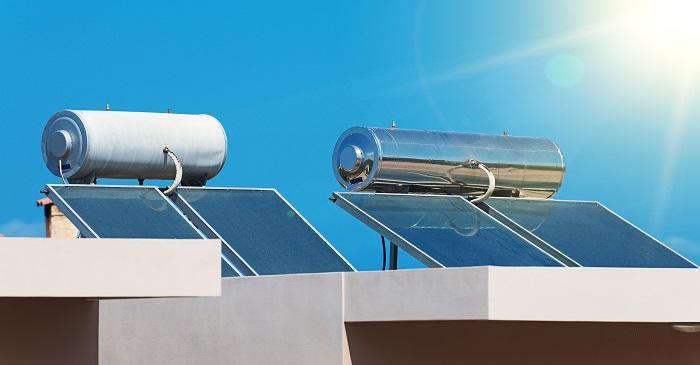 Zero carbon strategies and use of solar water heating