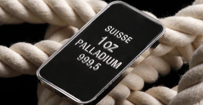 Palladium gains almost 80 percent in a year 