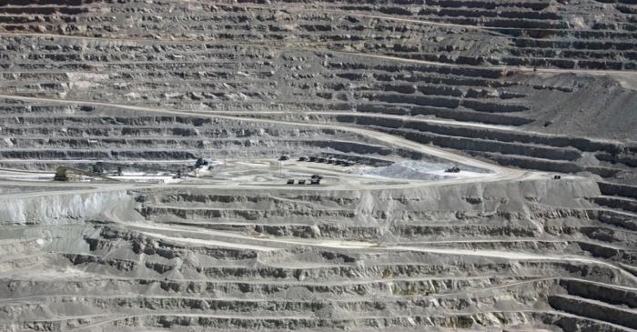 FILE PHOTO: A view of the BHP Billiton's Escondida, the world's biggest copper mine, in