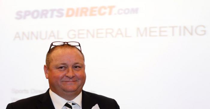 FILE PHOTO: Mike Ashley, founder and majority shareholder of sportwear retailer Sports Direct,
