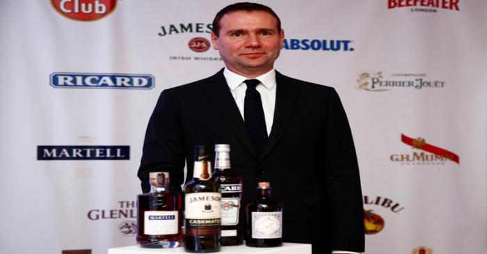 Alexandre Ricard, Chairman and CEO of French drinks maker Pernod Ricard, poses before the news