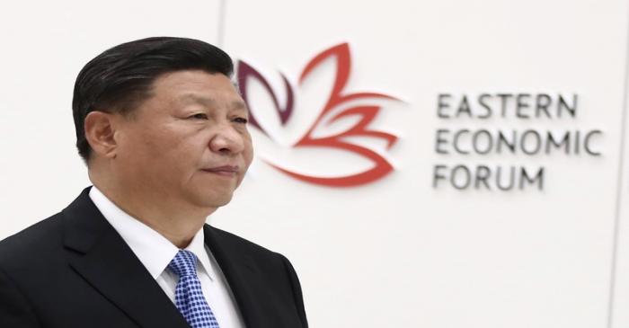 Chinese President Xi Jinping attends the Eastern Economic Forum in Vladivostok