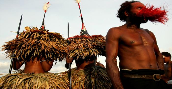 FILE PHOTO: Dancers are seen during the opening ceremony of South Pacific Forum in Port Moresby