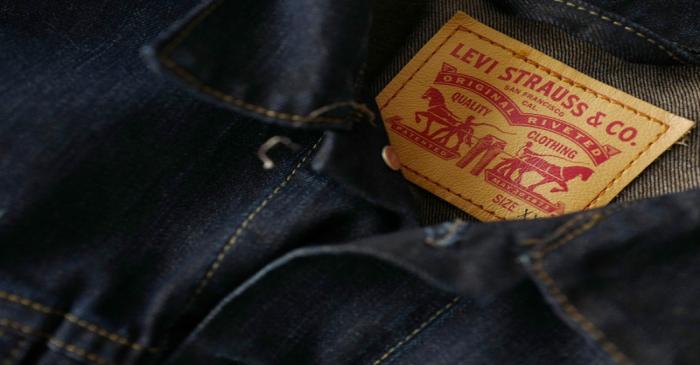 The label of a Levi's denim jacket of U.S. company Levi Strauss is photographed at a denim