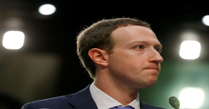 FILE PHOTO: Facebook CEO Zuckerberg testifies before a U.S. Senate joint hearing on Capitol