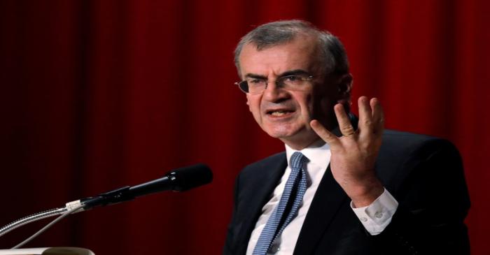 FILE PHOTO - ECB policymaker Villeroy de Galhau, who is also governor of the French central