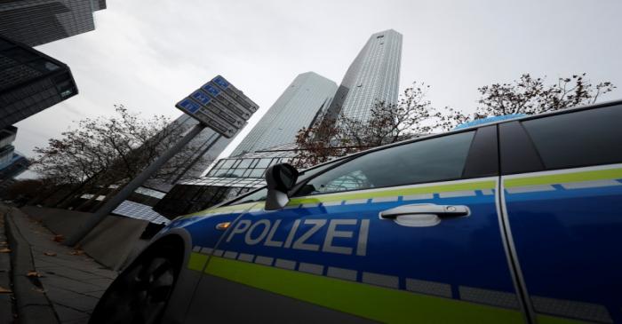 Criminal police officers, prosecutors and tax inspectors searched Deutsche Bank offices in and