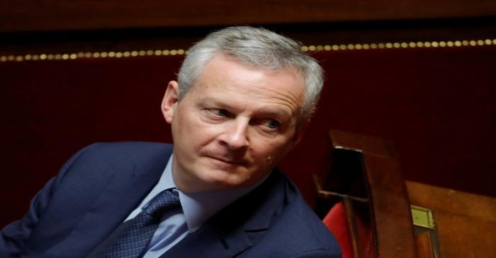FILE PHOTO:  French Finance Minister Bruno Le Maire attends the questions to the government