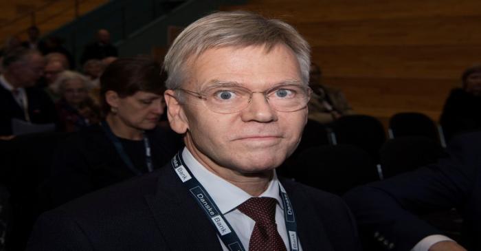 Newly elected Chairman of the Board Karsten Dybvad attends Danske Bank's crisis meeting, in