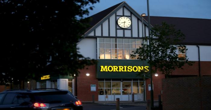 FILE PHOTO: A Morrisons supermarket is seen in Weybridge