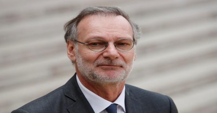 FILE PHOTO: Accenture CEO Pierre Nanterme leaves after the 