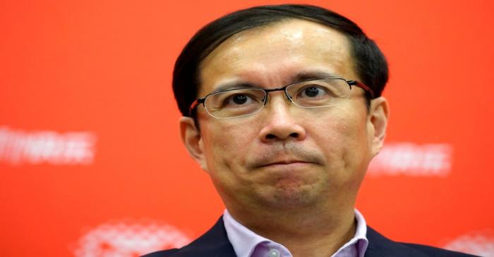 Daniel Zhang, Chief Executive Officer of Alibaba Group Holding Ltd., attends the Alibaba