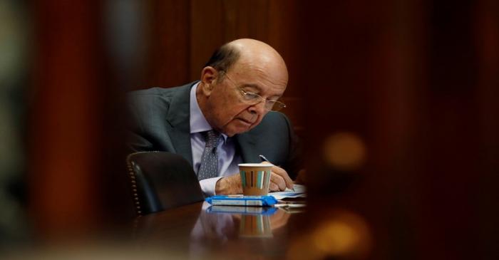 FILE PHOTO: Wilbur Ross testifies on Capitol Hill in Washington