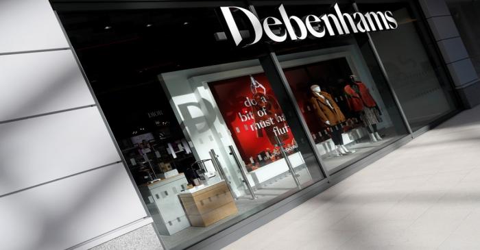 FILE PHOTO: New Debenhams department store is seen in a shopping centre in Watford