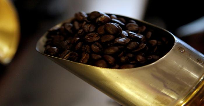 FILE PHOTO: Coffee beans are pictured in Nairobi