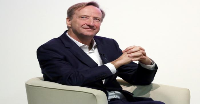 FILE PHOTO: Alex Younger, Chief of the Secret Intelligence Service, known as MI6, delivers a