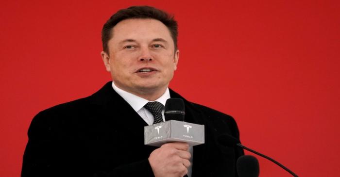 FILE PHOTO: Tesla CEO Elon Musk attends the Tesla Shanghai Gigafactory groundbreaking ceremony
