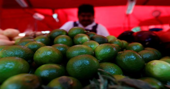 FILE PHOTO: Avocados are pictured at a store in Mexico City