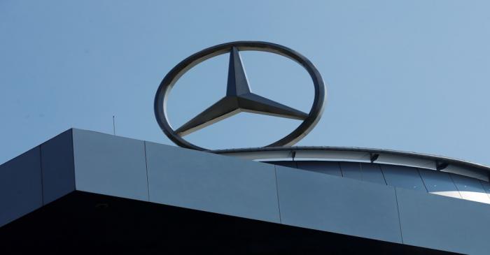 FILE PHOTO: A Mercedes Benz logo is pictured at a Mercedes Benz branch in Stuttgart