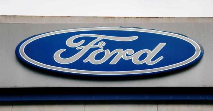 The Ford logo is seen at the Ford oldest Brazil plant after company announced its closure in