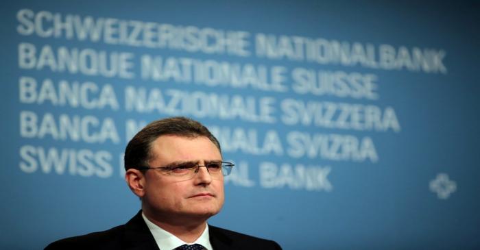 FILE PHOTO: SNB Chairman Jordan attends a news conference in Bern