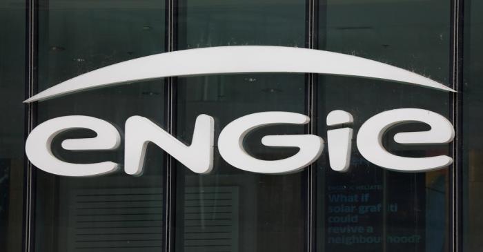 FILE PHOTO: The logo of French gas and power group Engie is seen on the company tower at La
