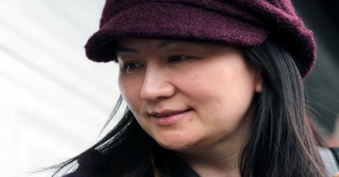 FILE PHOTO: Huawei Technologies Co Chief Financial Officer Meng Wanzhou arrives back at home
