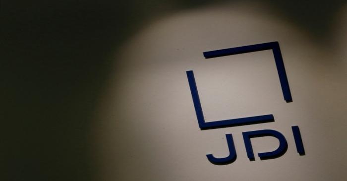 Japan Display Inc's logo is pictured at its headquarters in Tokyo