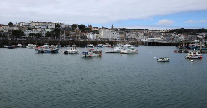 A general view of Saint Peter Port in Guernsey, one of the Channel Islands