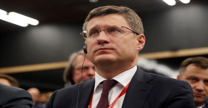 FILE PHOTO: Russian Energy Minister Alexander Novak attends a session of the St. Petersburg