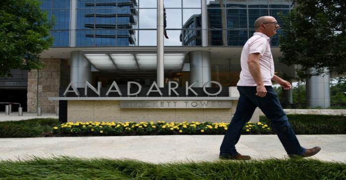 Anadarko Petroleum Corporation is seen in The Woodlands