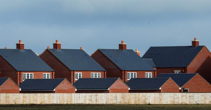 FILE PHOTO: New residential homes are seen at a housing estate in Aylesbury