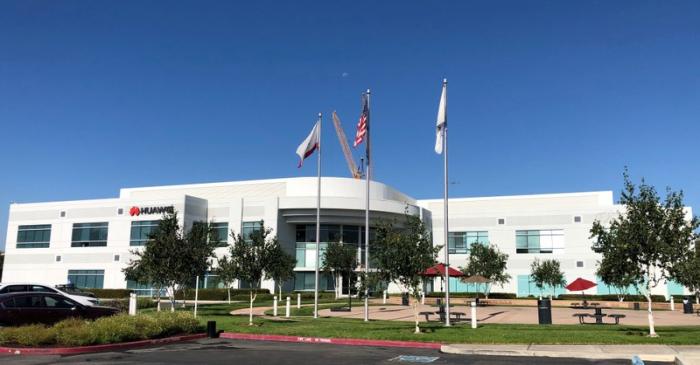 The Silicon Valley office of Huawei and its U.S. subsidiary Futurewei Technologies Inc. in