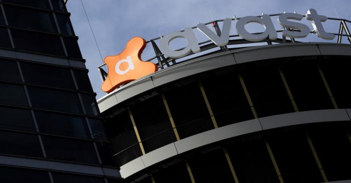 The logo of Avast Software company is seen at its headquarters in Prague