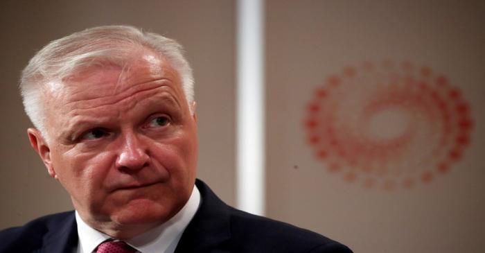 FILE PHOTO: Governor of the Bank of Finland, Olli Rehn attends a Reuters Newsmaker event in