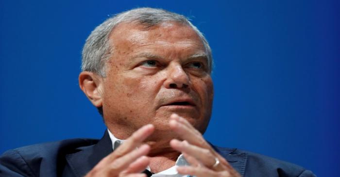 Sir Martin Sorrell attends a conference at the Cannes Lions International Festival of