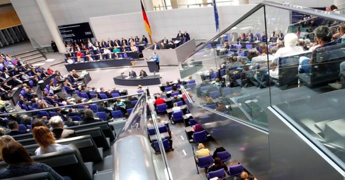 Budget debate in the Bundestag in Berlin
