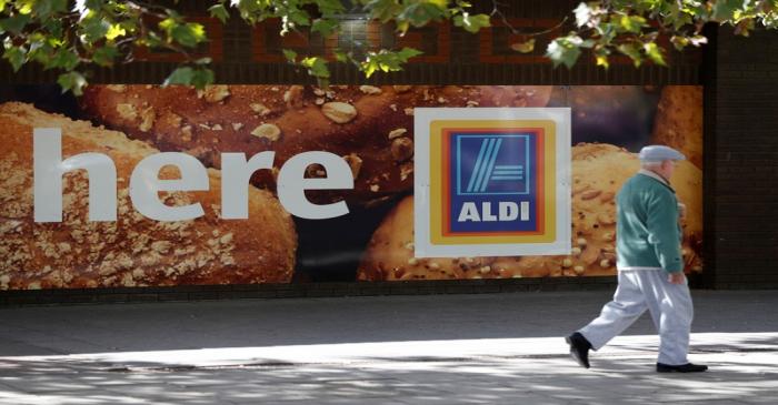 FILE PHOTO: An Aldi superstore is seen in London