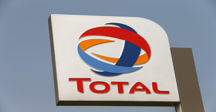 The logo of Total oil company is pictured in Abuja