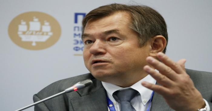 FILE PHOTO: Russian President Putin's adviser Glazyev attends St. Petersburg International