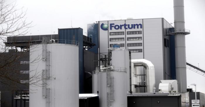 FILE PHOTO: Fortum biomass combined heat and power plant is pictured in Jelgava
