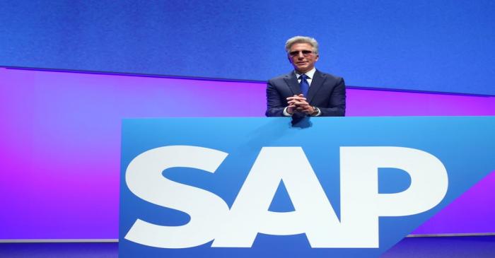 SAP CEO Bill McDermott attends the company's annual general meeting in Mannheim