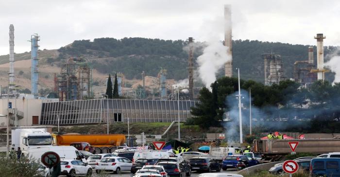 FILE PHOTO: Demonstrators wearing yellow vests, a symbol of a French drivers' protest against