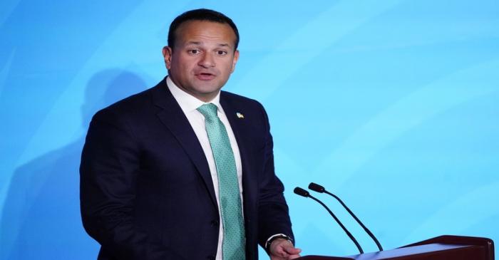 Ireland's Prime Minister Leo Varadkar speaks during the 2019 United Nations Climate Action