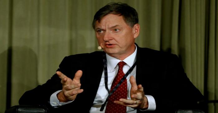FILE PHOTO: Federal Reserve Bank of Chicago President Evans participates in discussion in