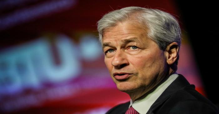 FILE PHOTO: JPMorgan Chase CEO Jamie Dimon speaks at the North America's Building Trades Unions