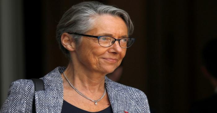FILE PHOTO - French Transport Minister Elisabeth Borne leaves after the weekly cabinet meeting