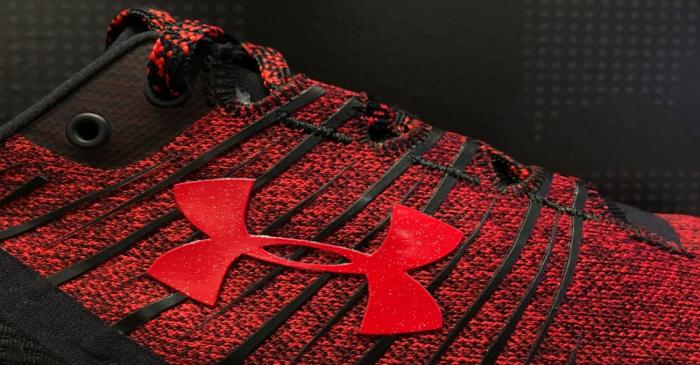 FILE PHOTO: An Under Armour logo is seen on a running shoe on display at an store in Chicago