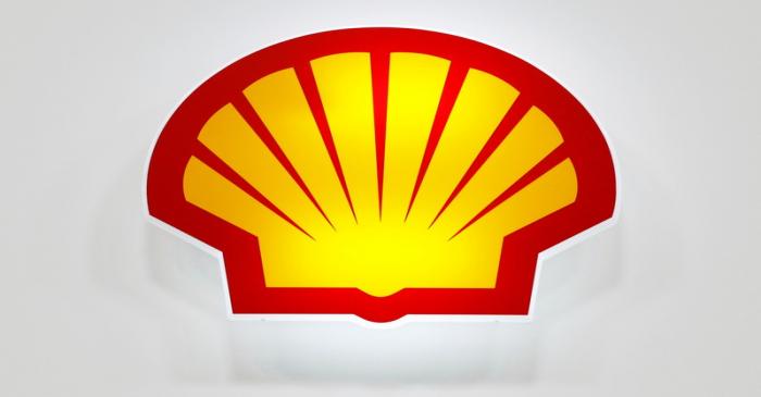 FILE PHOTO: The Shell logo is seen at the 20th Middle East Oil & Gas Show and Conference (MOES